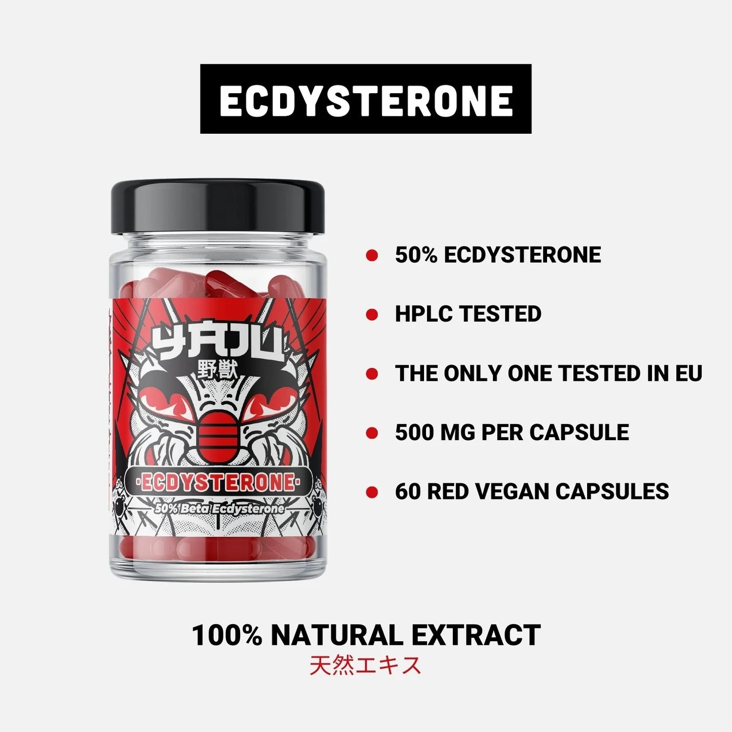 BETA-ECDYSTERONE 50% | HPLC TESTED